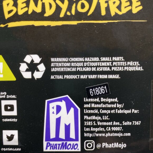 Bendy & The Ink Machine Series 1 Ink Bendy Action Figure 5 inch Sealed Package - Picture 7 of 11